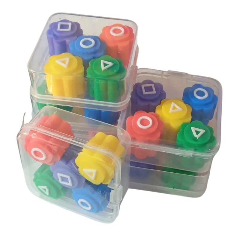 Juego Del Calamar Gonggi - Set 5 Dados Coreanos - Inspirado En Squid Game - Con Estuche - Para Niños Y Adultos