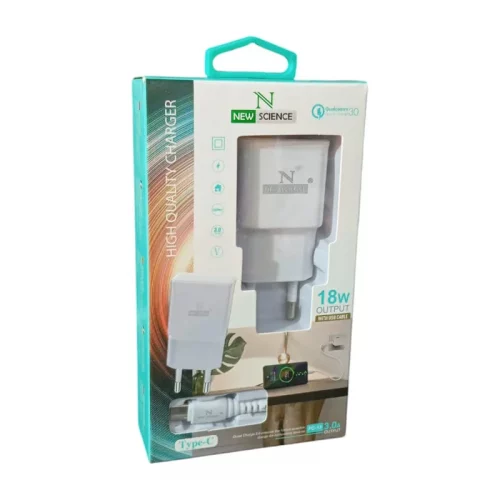 cargador rapido tipo c 18w