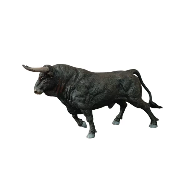 toro deqube negro zaino trotando