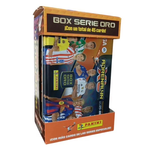 lata tin box serie oro Arenalyn XL 2026