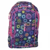 mochila escolar adaptable carro circulos