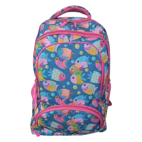 mochila escolar adaptable carro fish