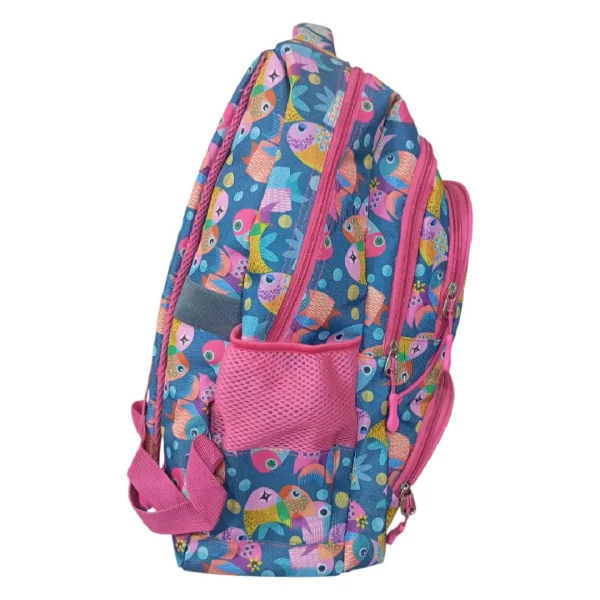 mochila escolar adaptable carro fish grande y económica