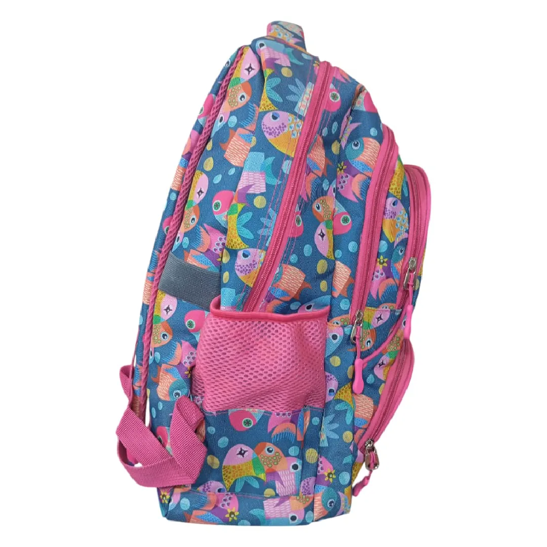 mochila escolar adaptable carro fish grande y económica