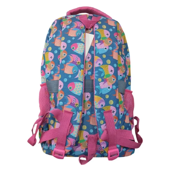 mochila escolar adaptable carro fish grande