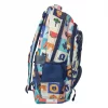 mochila escolar grande económica adaptable a carro 4 cremalleras