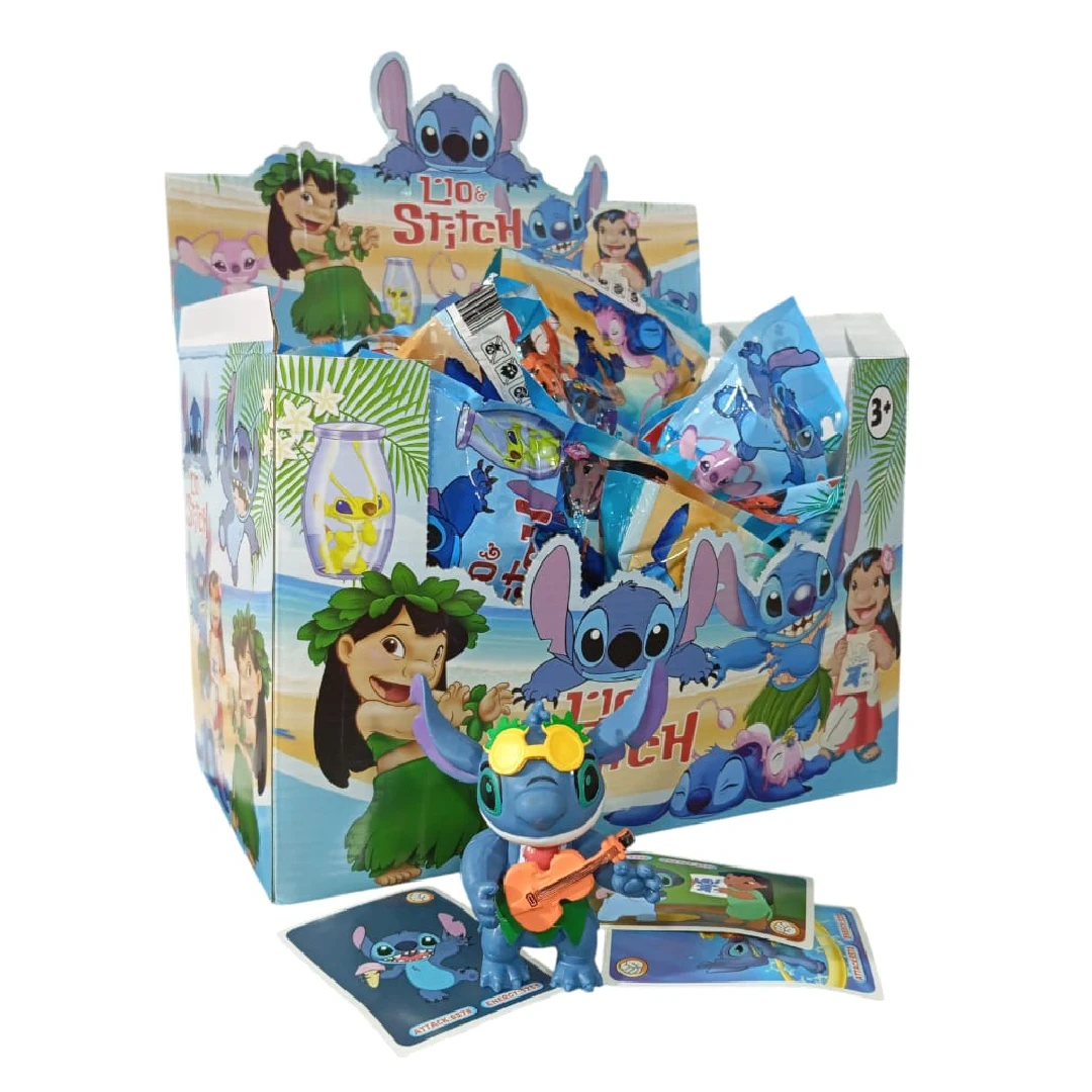 figura lilo y stitch sobre sorpresa figura pvc 9cm