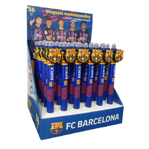 boligrafo borrable fc Barcelona retráctil